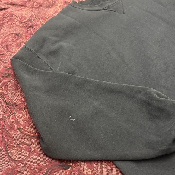90s Russel Athletic Fabric Tag Black Crewneck - Picture 6 of 6